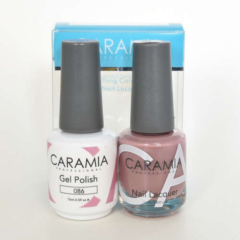 #086 Caramia Gel Polish & Nail Lacquer 0.5oz